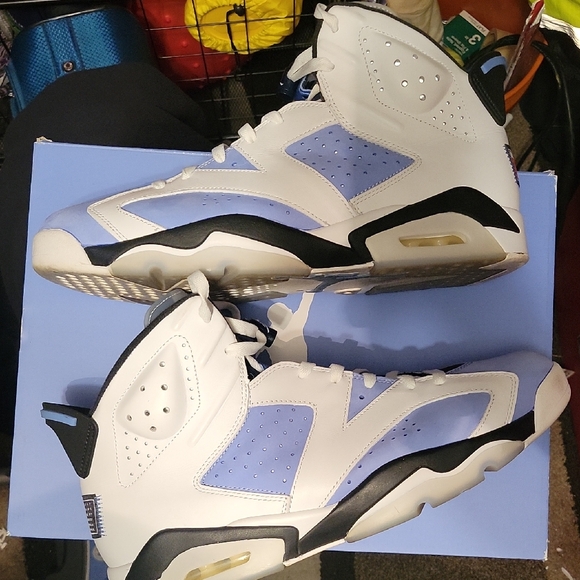 Jordan Other - Jordan White and Blue Sneakers